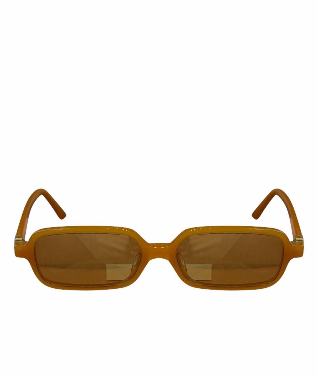 MIU MIU Оранжевое пластиковые солнцезащитные очки, фото 1