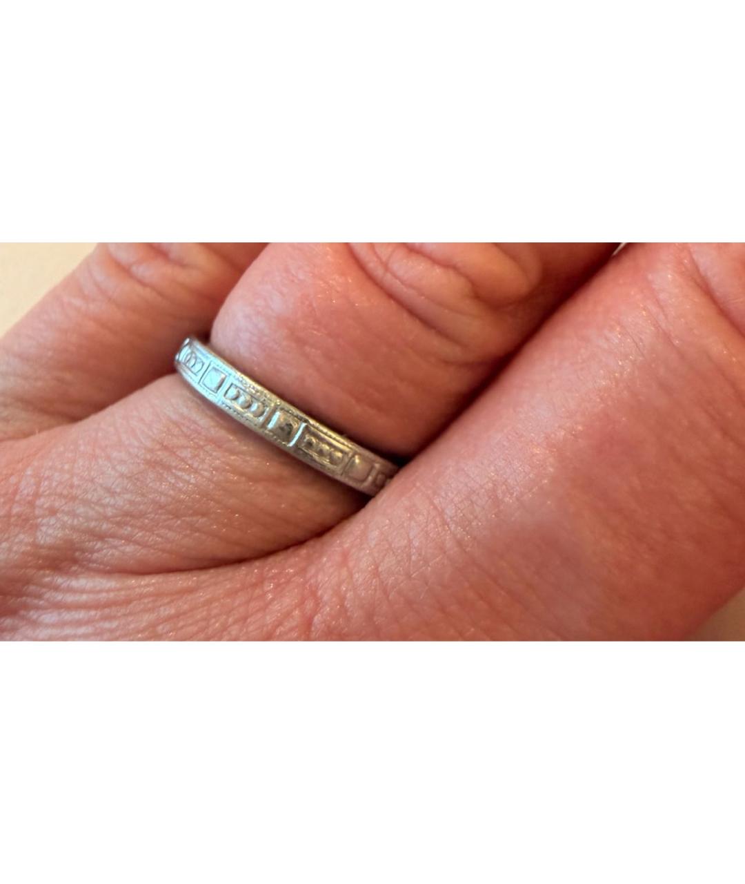 TIFFANY&CO Серебряное платиновое кольцо, фото 3