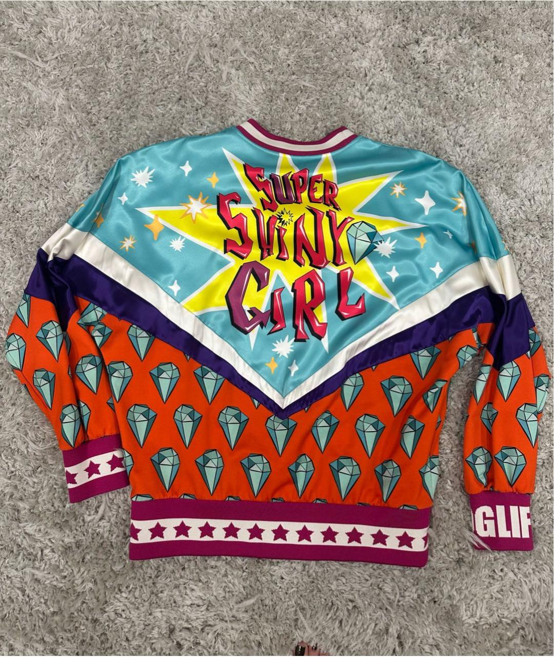 DOLCE&GABBANA Голубой полиэстеровый костюм с брюками, фото 2