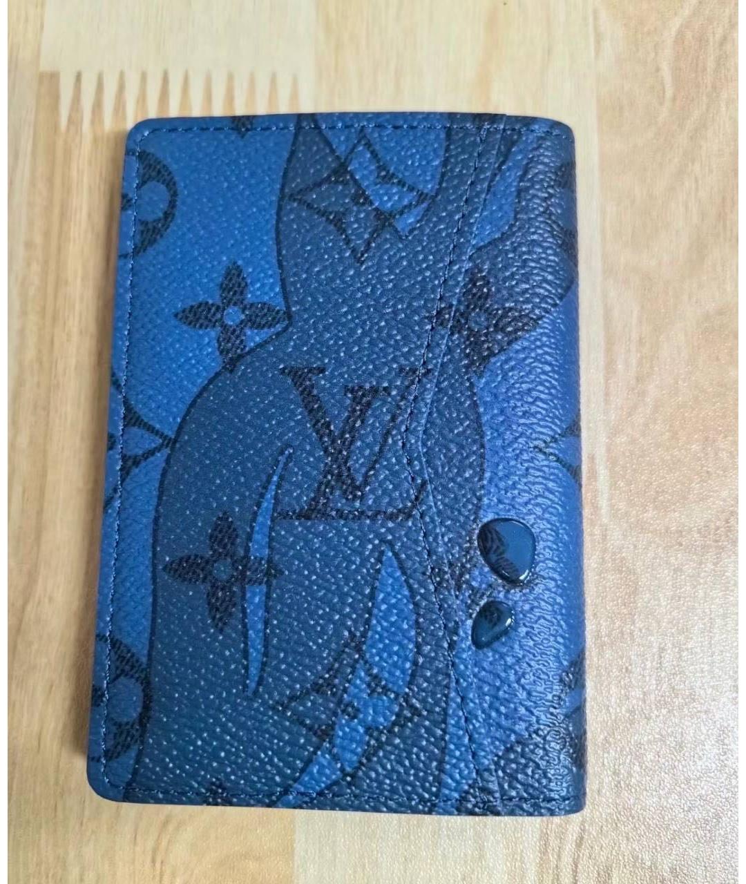 LOUIS VUITTON Темно-синий кардхолдер, фото 3