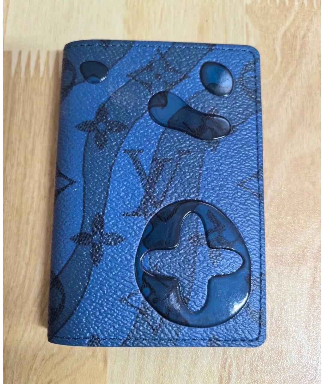 LOUIS VUITTON Темно-синий кардхолдер, фото 2