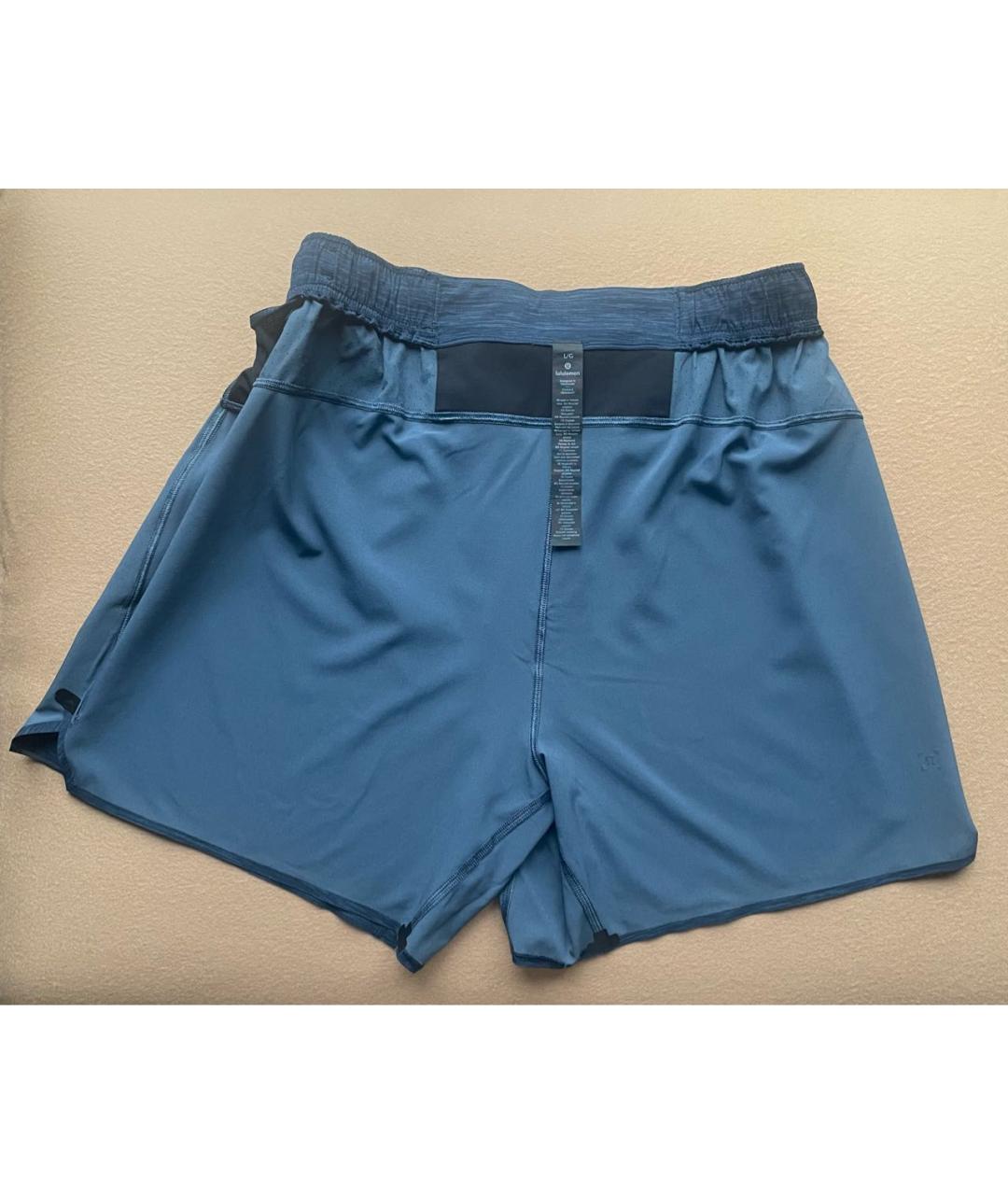 Lululemon Темно-синий полиэстеровый спортивный костюм, фото 5