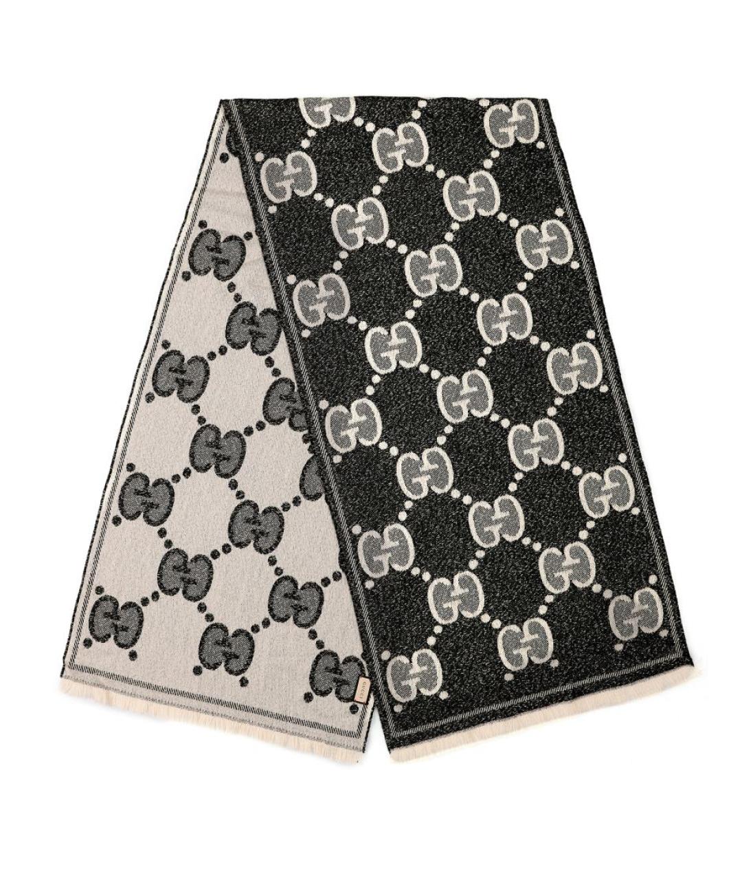 GUCCI Мульти шерстяной шарф, фото 1