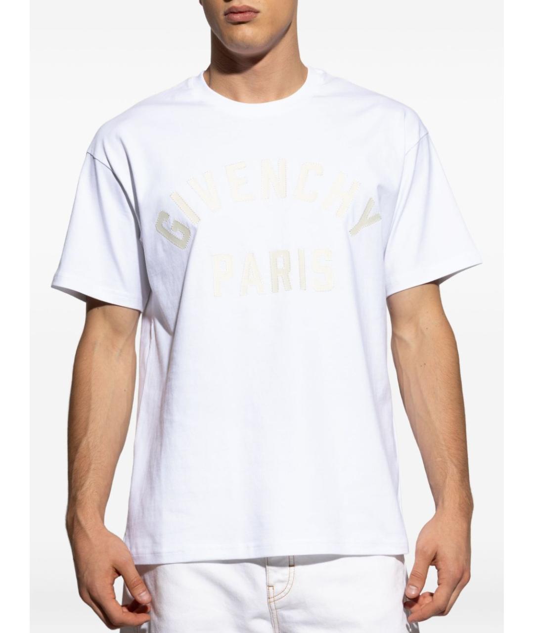 GIVENCHY Белая хлопковая футболка, фото 3