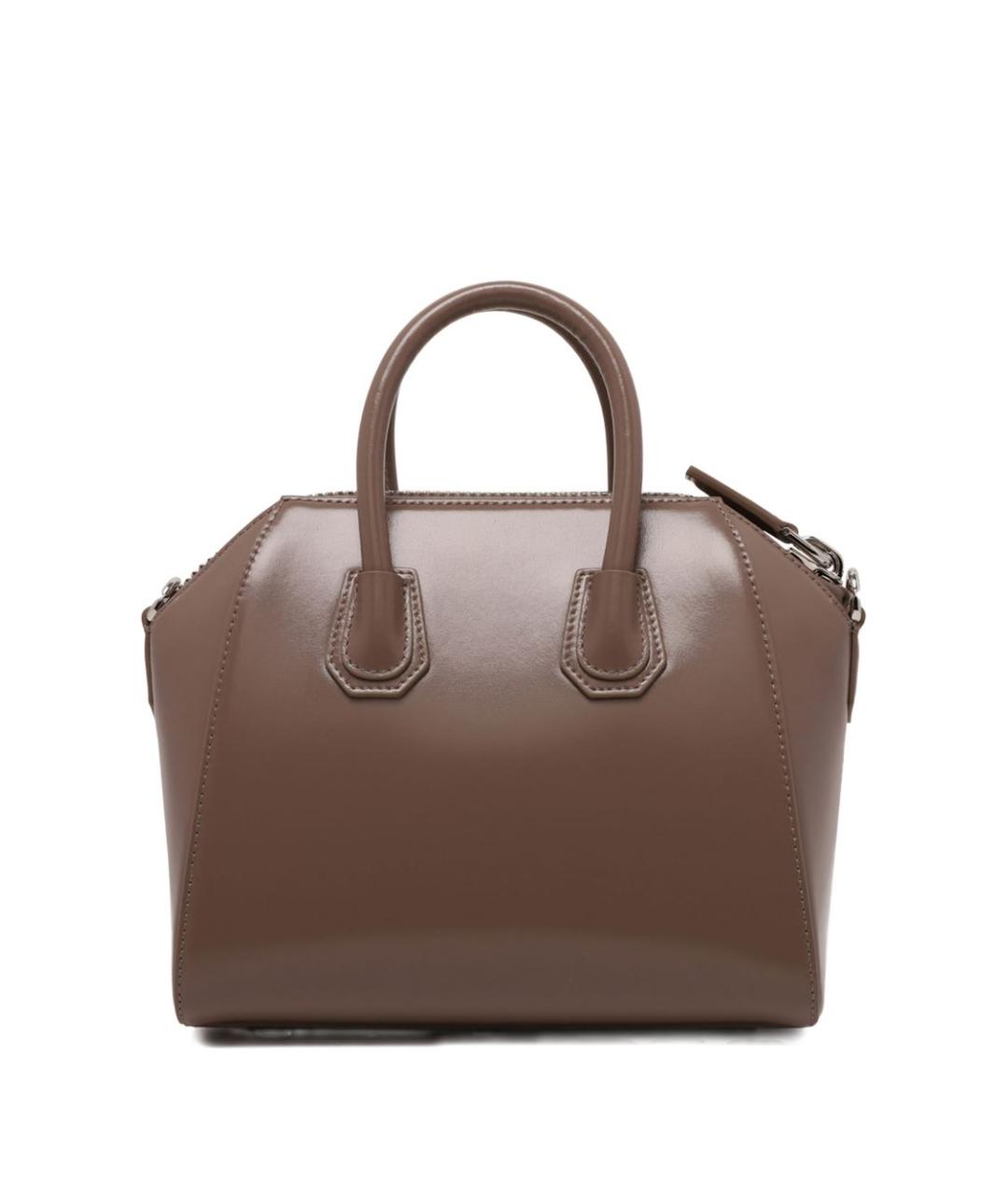 GIVENCHY Коричневая кожаная сумка через плечо, фото 2