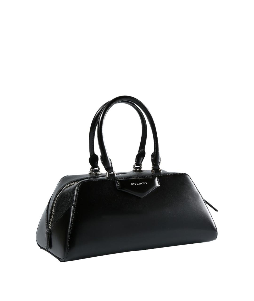 GIVENCHY Черная кожаная сумка с короткими ручками, фото 2