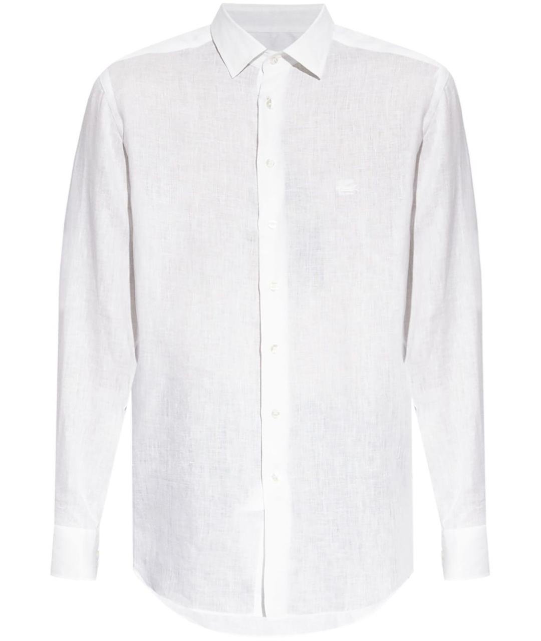 ETRO Белая льняная кэжуал рубашка, фото 1