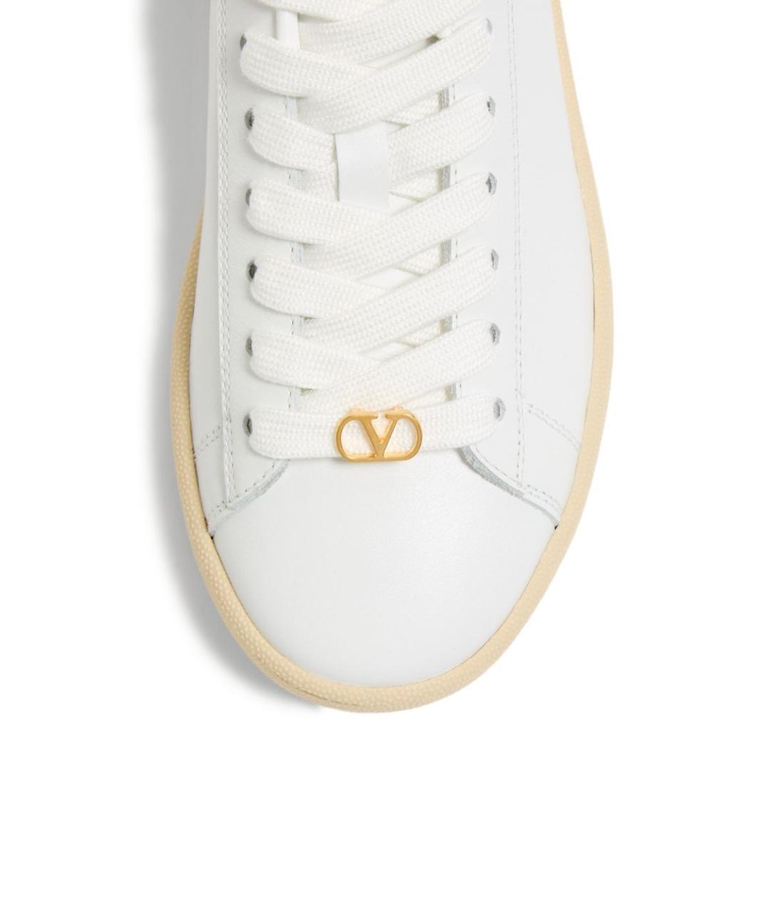 VALENTINO Белые кожаные кеды, фото 5