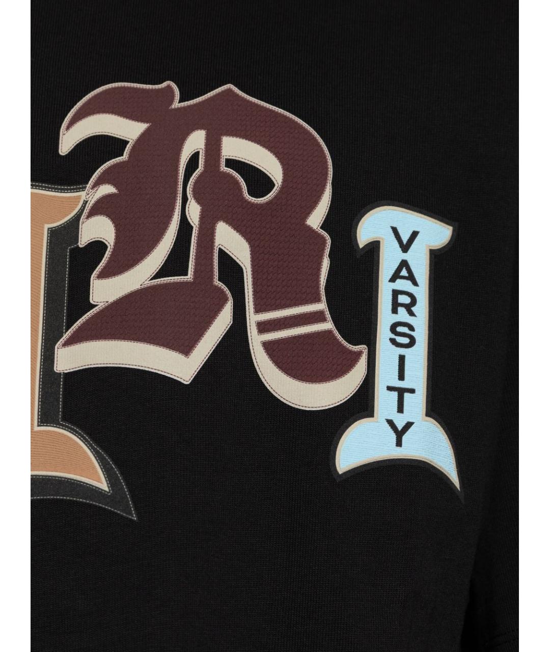 AMIRI Черная хлопковая футболка, фото 3