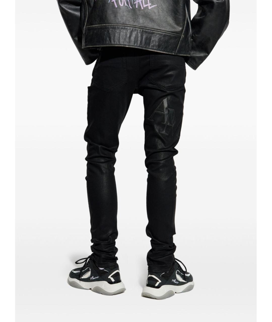 AMIRI Черные хлопковые джинсы скинни, фото 3