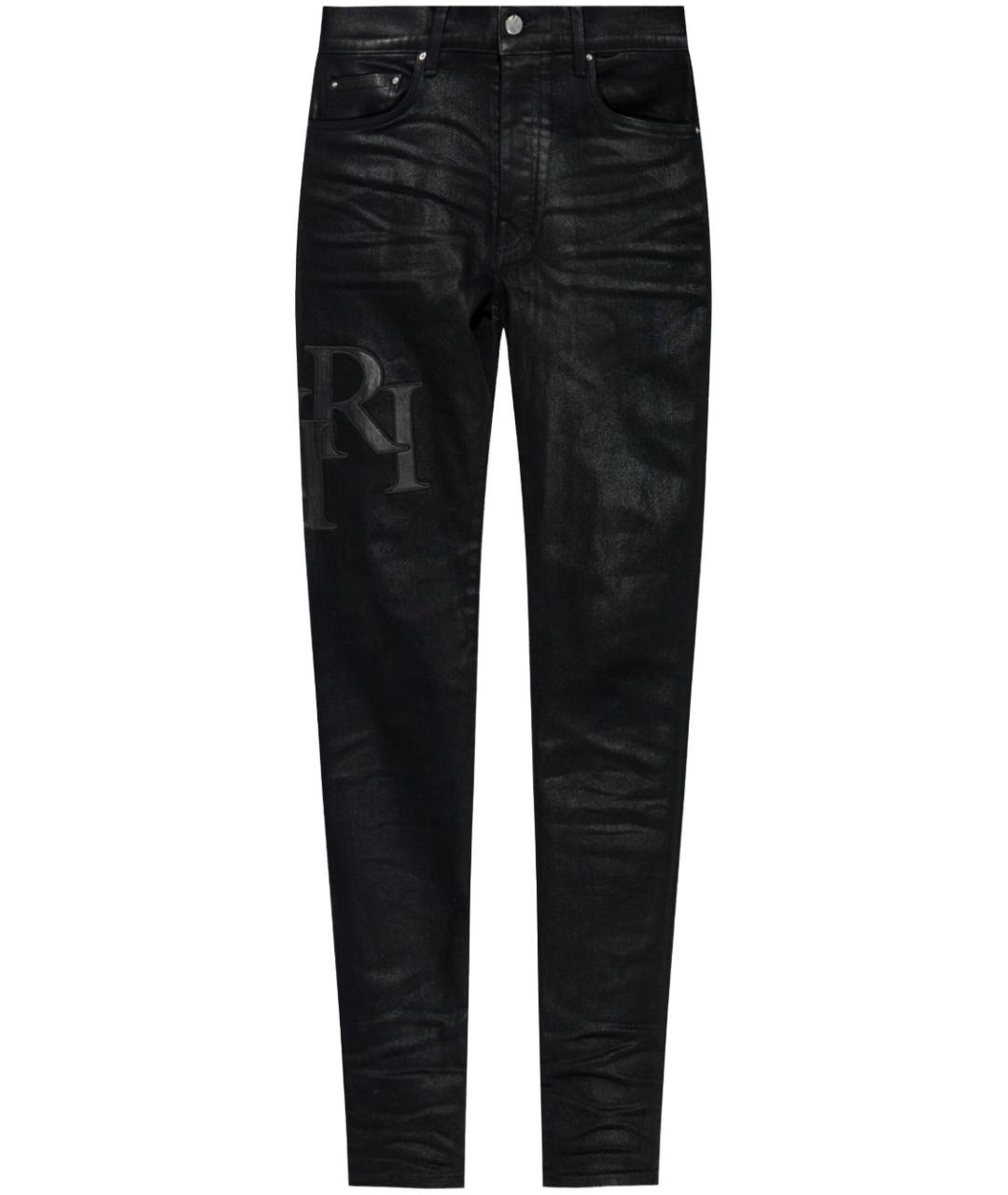 AMIRI Черные хлопковые джинсы скинни, фото 1