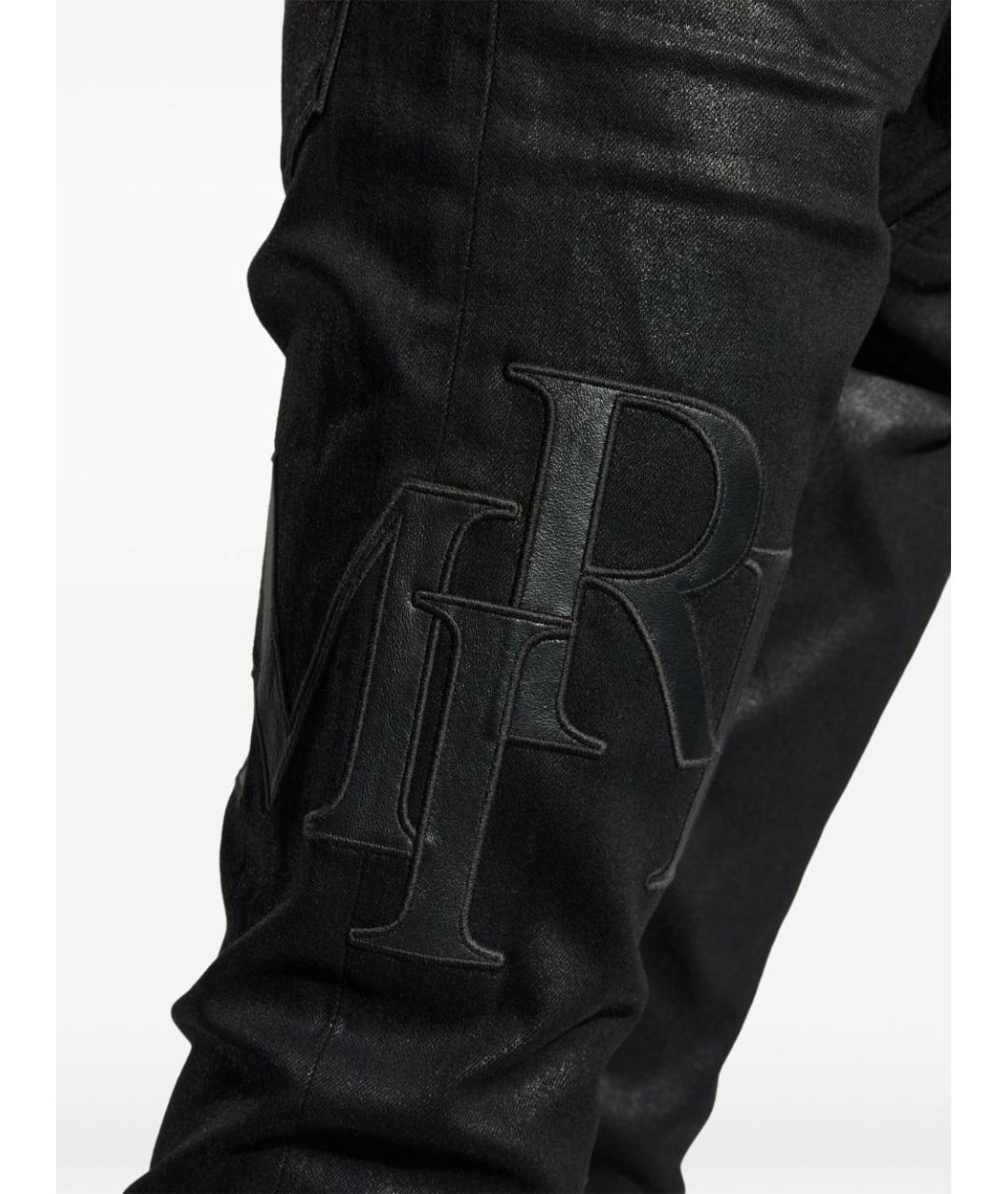 AMIRI Черные хлопковые джинсы скинни, фото 4