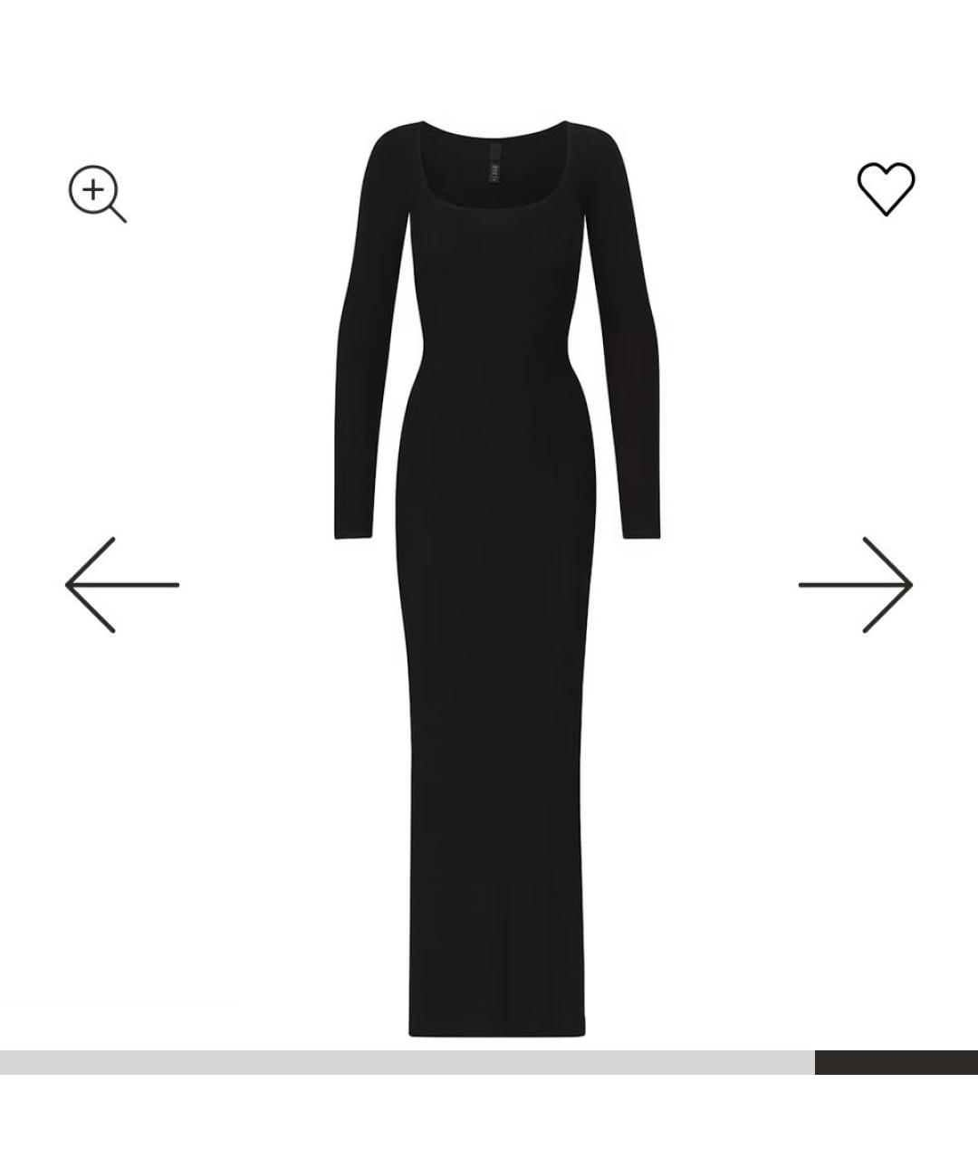 SKIMS Черное повседневное платье, фото 6