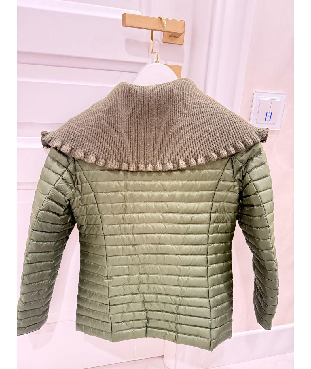 MICHAEL MICHAEL KORS Зеленая полиэстеровая куртка, фото 2