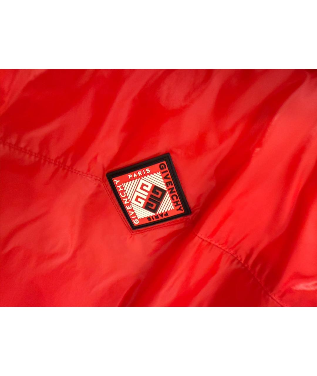 GIVENCHY Красная полиамидовая куртка, фото 3