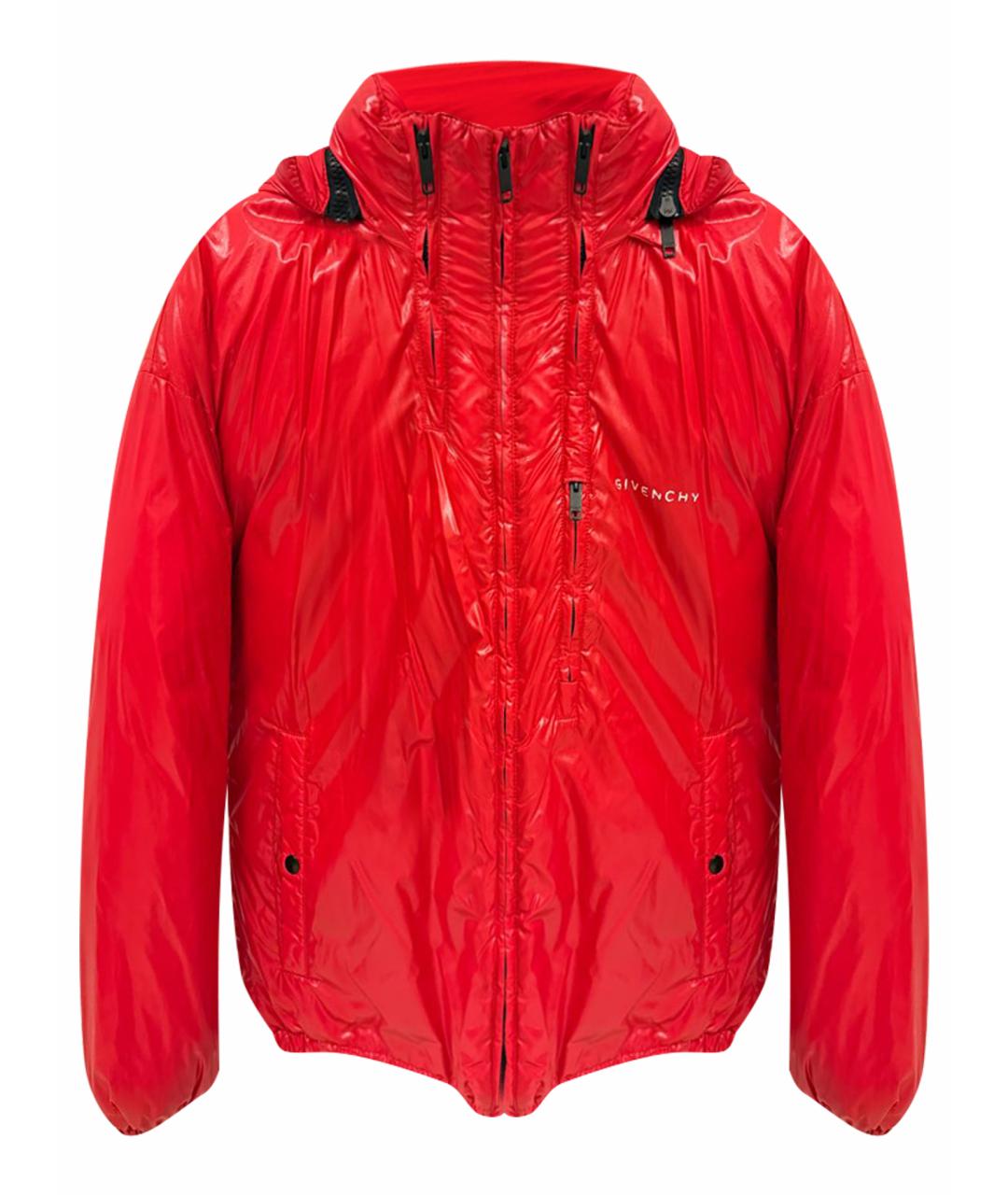 GIVENCHY Красная полиамидовая куртка, фото 1