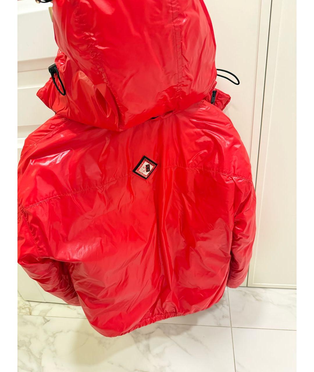 GIVENCHY Красная полиамидовая куртка, фото 5