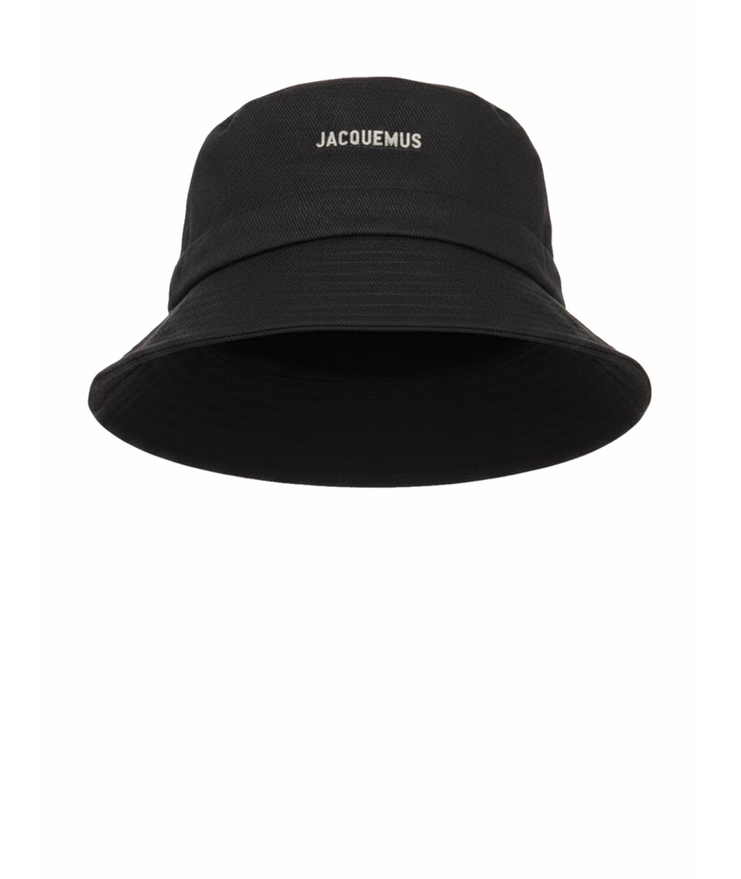 JACQUEMUS Черная хлопковая панама, фото 1