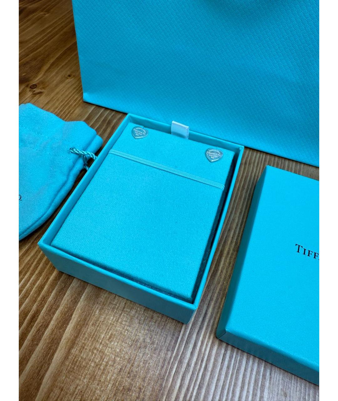 TIFFANY&CO Серебряные серебряные серьги, фото 3