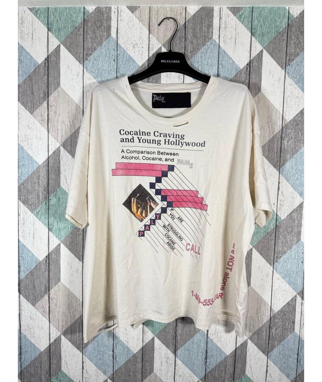 Enfants Riches Déprimés Белая хлопковая футболка, фото 2