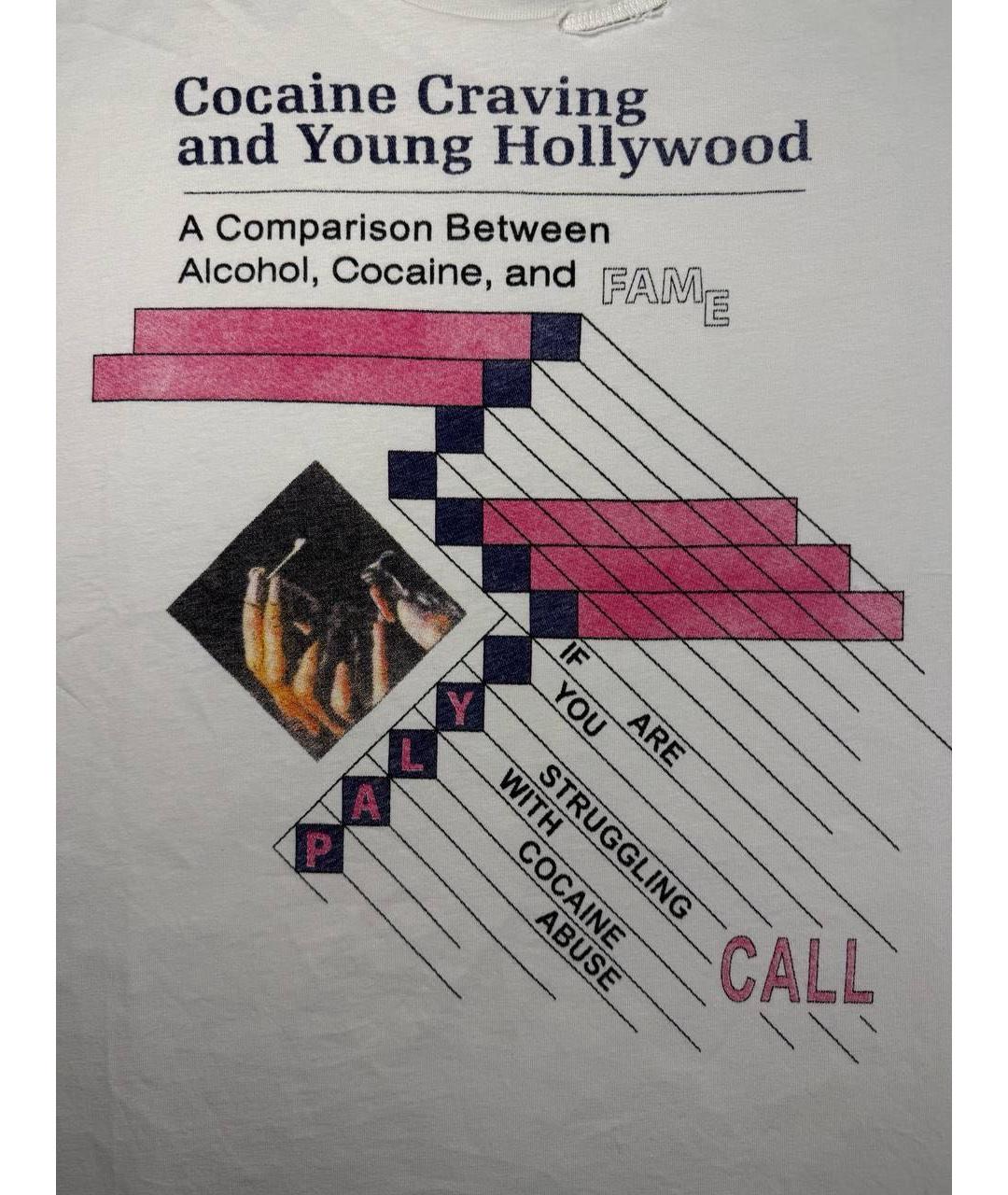 Enfants Riches Déprimés Белая хлопковая футболка, фото 4