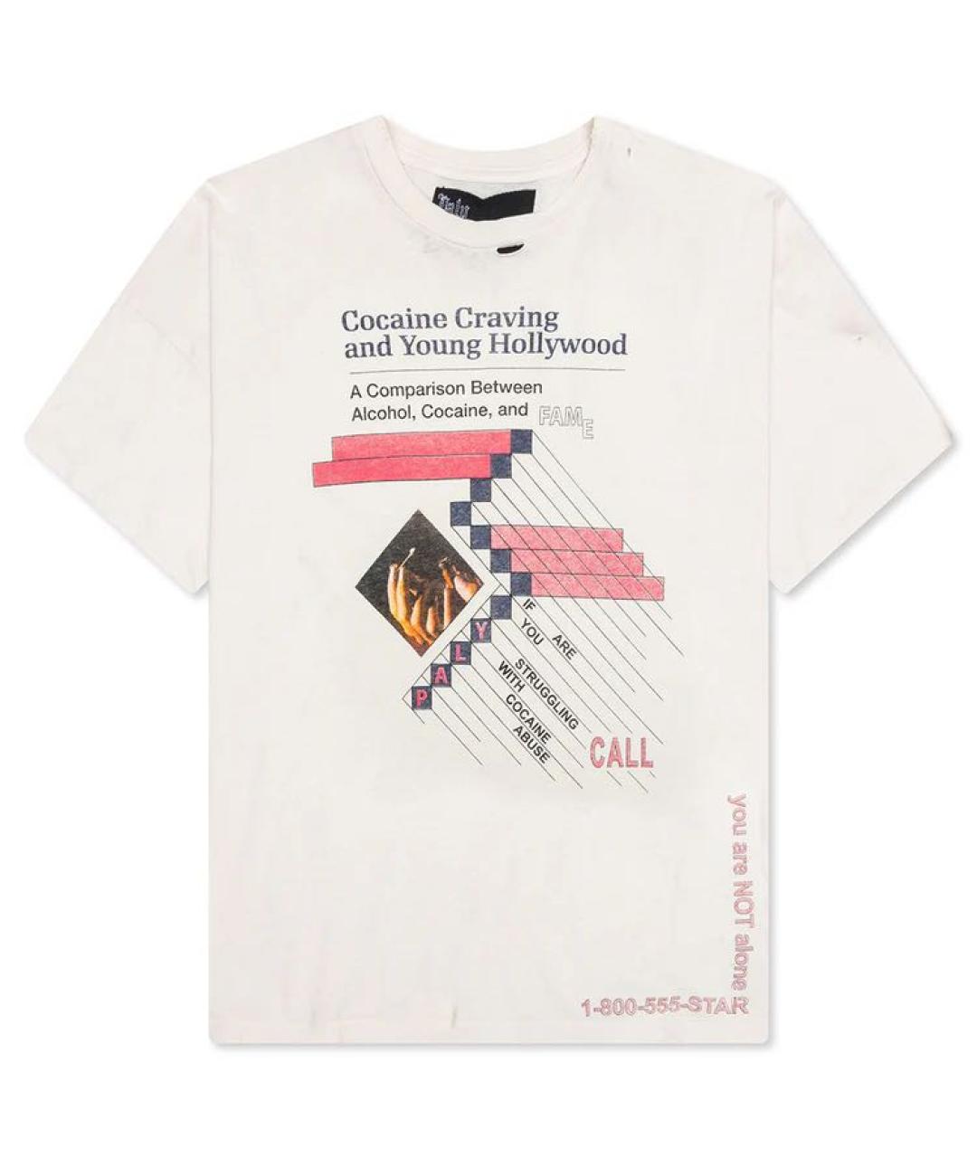 Enfants Riches Déprimés Белая хлопковая футболка, фото 1