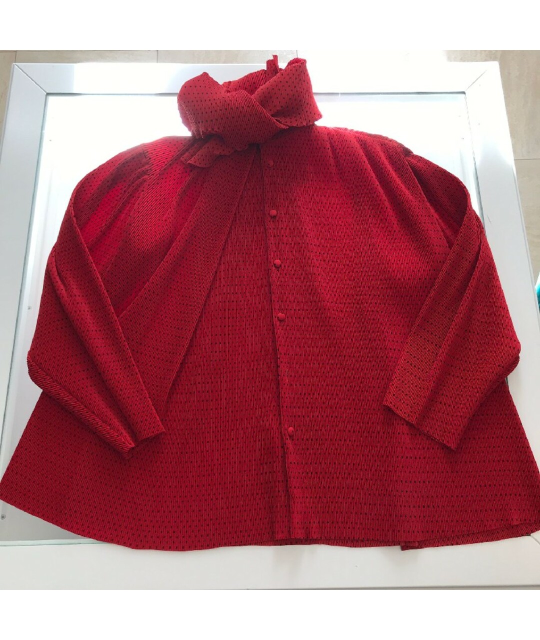 BALENCIAGA Красная полиэстеровая рубашка, фото 2