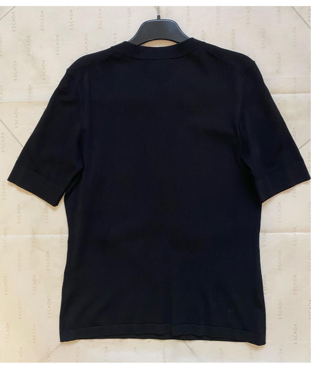 ESCADA Черный вискозный джемпер / свитер, фото 2