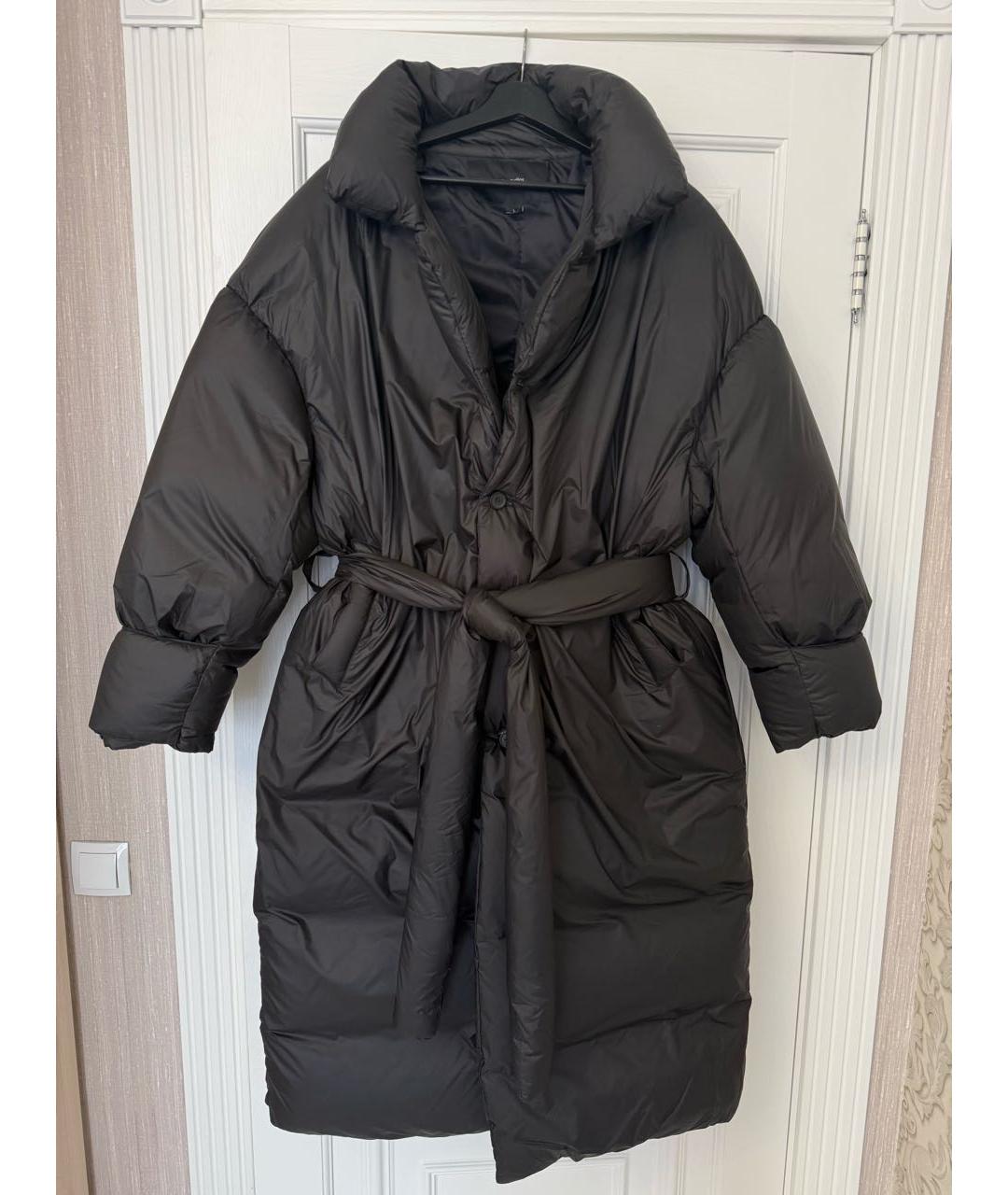 entire studios Черный полиамидовый пуховик, фото 4