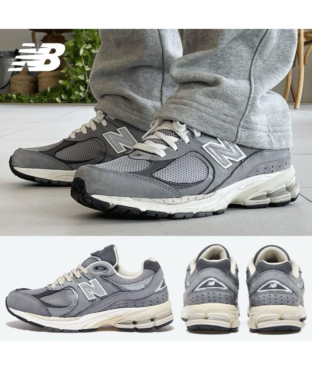 NEW BALANCE Серые замшевые низкие кроссовки / кеды, фото 2