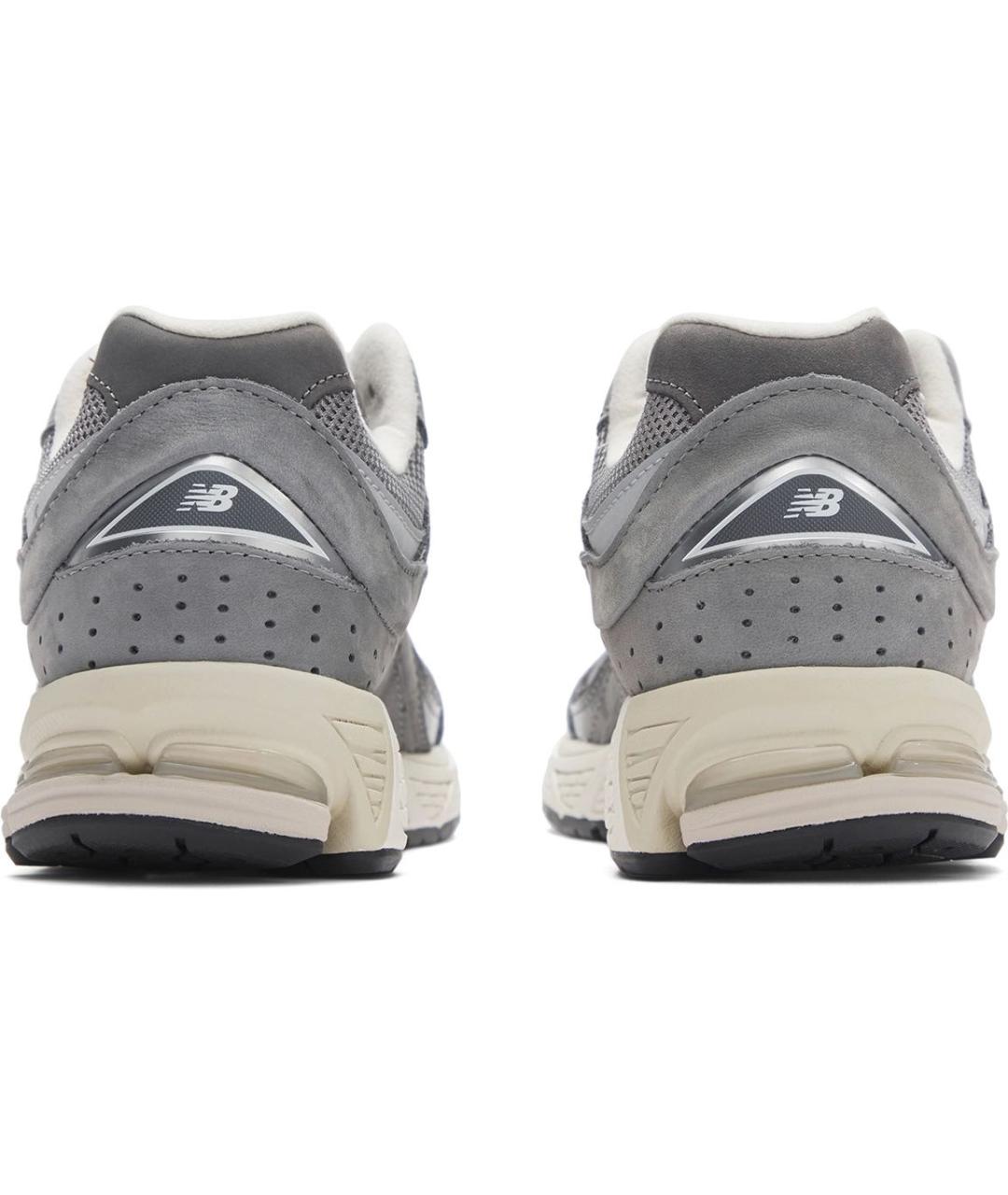 NEW BALANCE Серые замшевые низкие кроссовки / кеды, фото 3