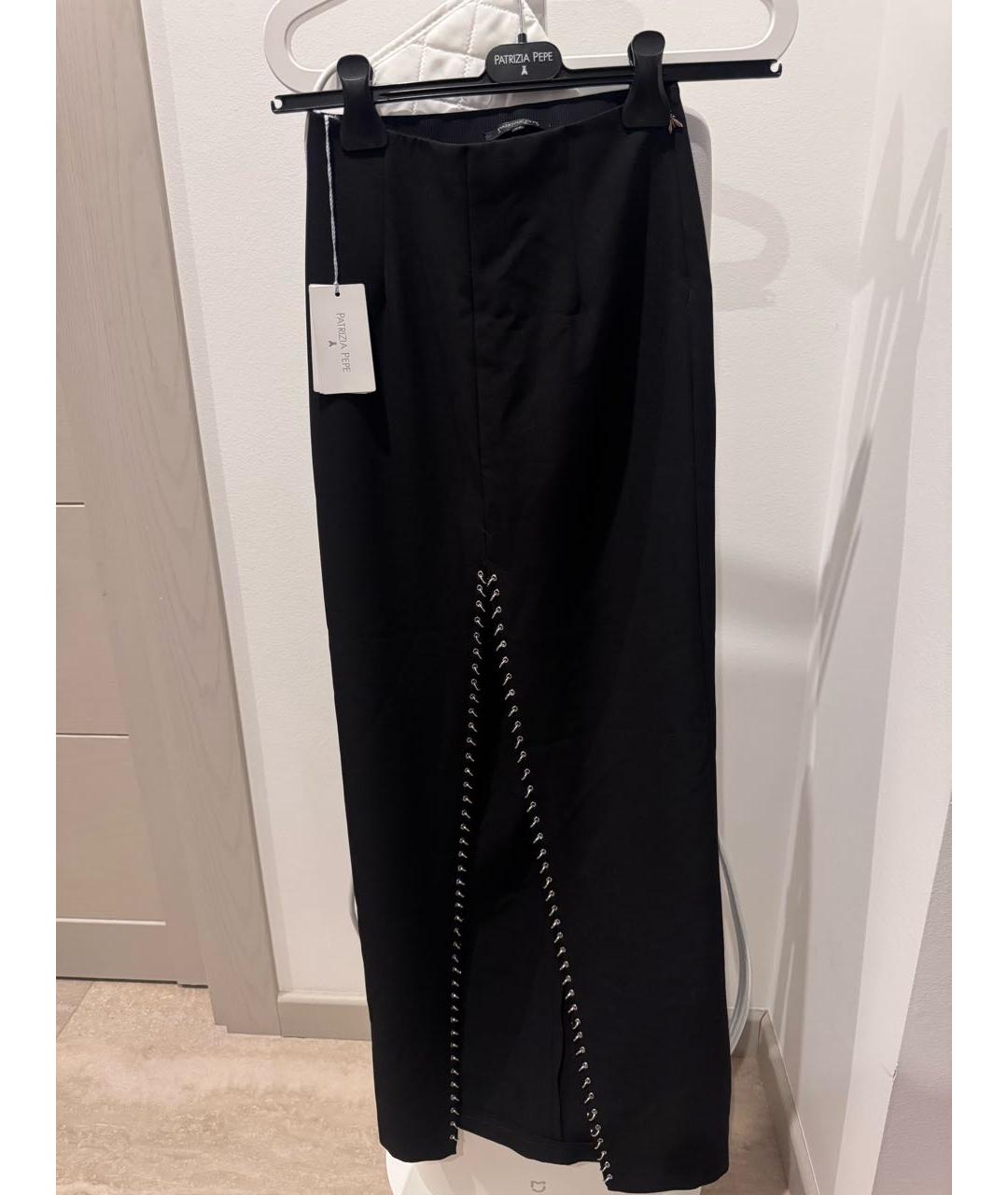 PATRIZIA PEPE Черный полиамидовый костюм с юбками, фото 2