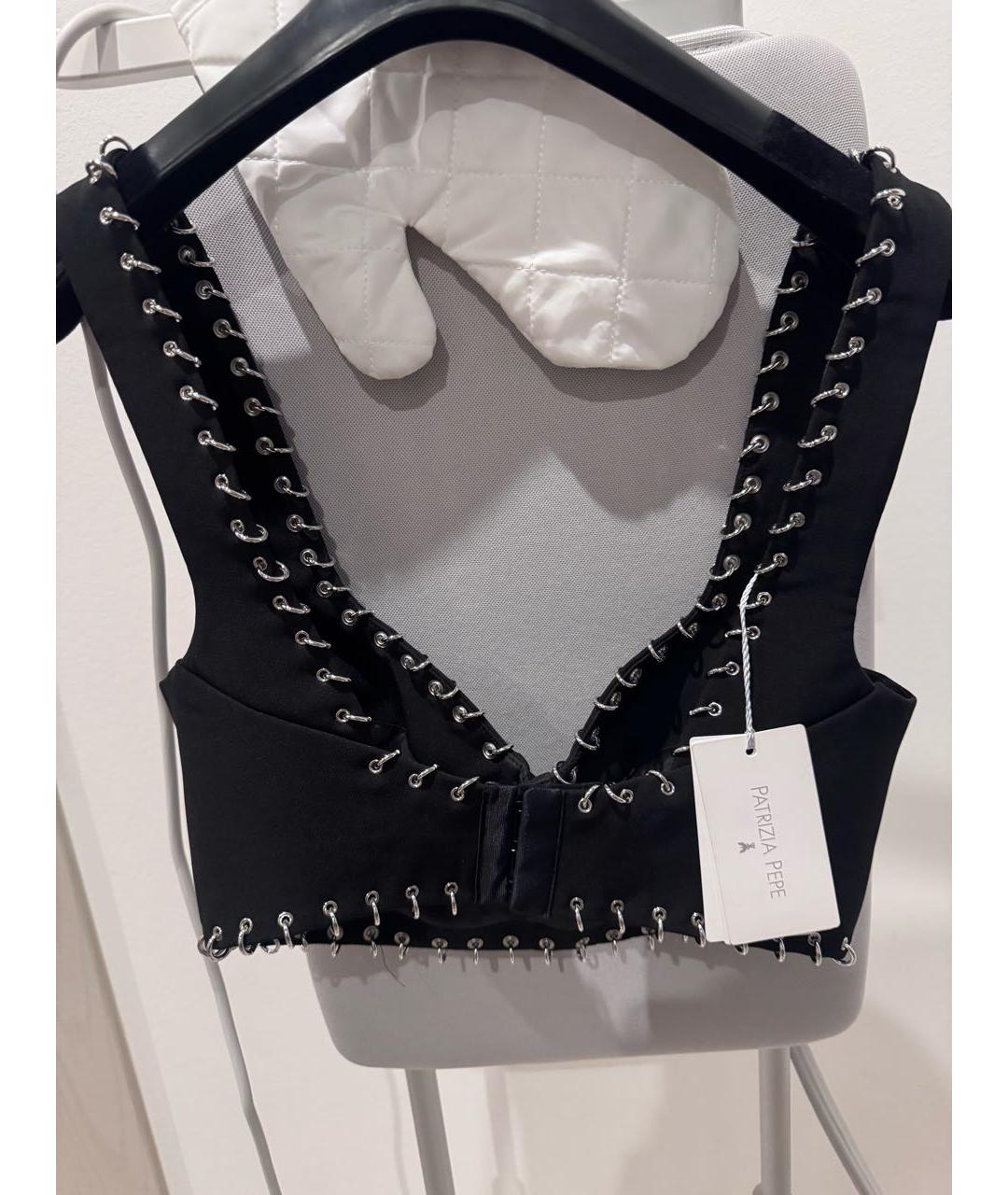 PATRIZIA PEPE Черный полиамидовый костюм с юбками, фото 9