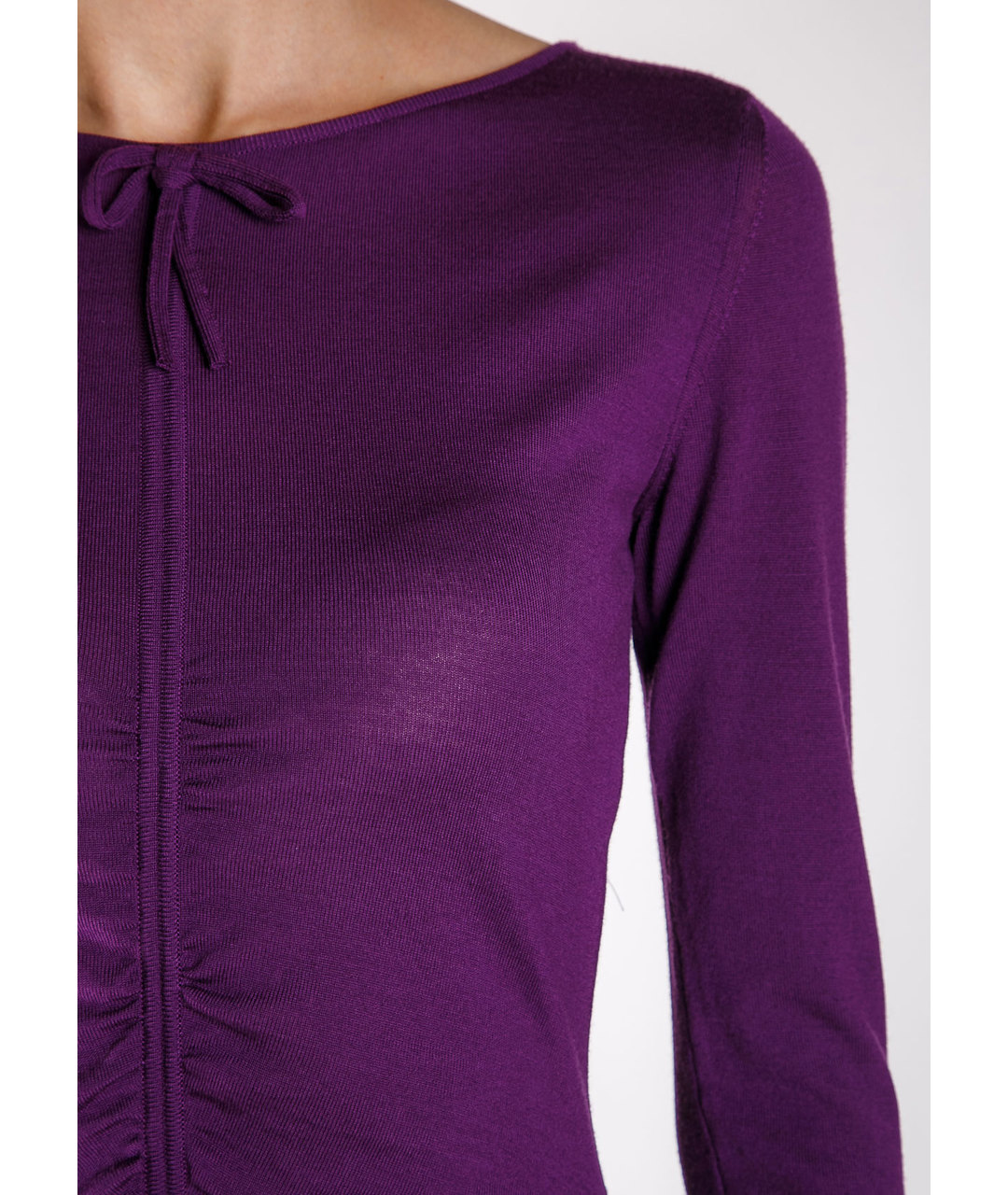 EMILIO PUCCI Фиолетовый шерстяной джемпер / свитер, фото 4