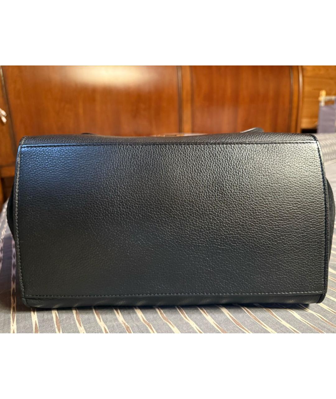 CELINE Черная кожаная сумка через плечо, фото 5