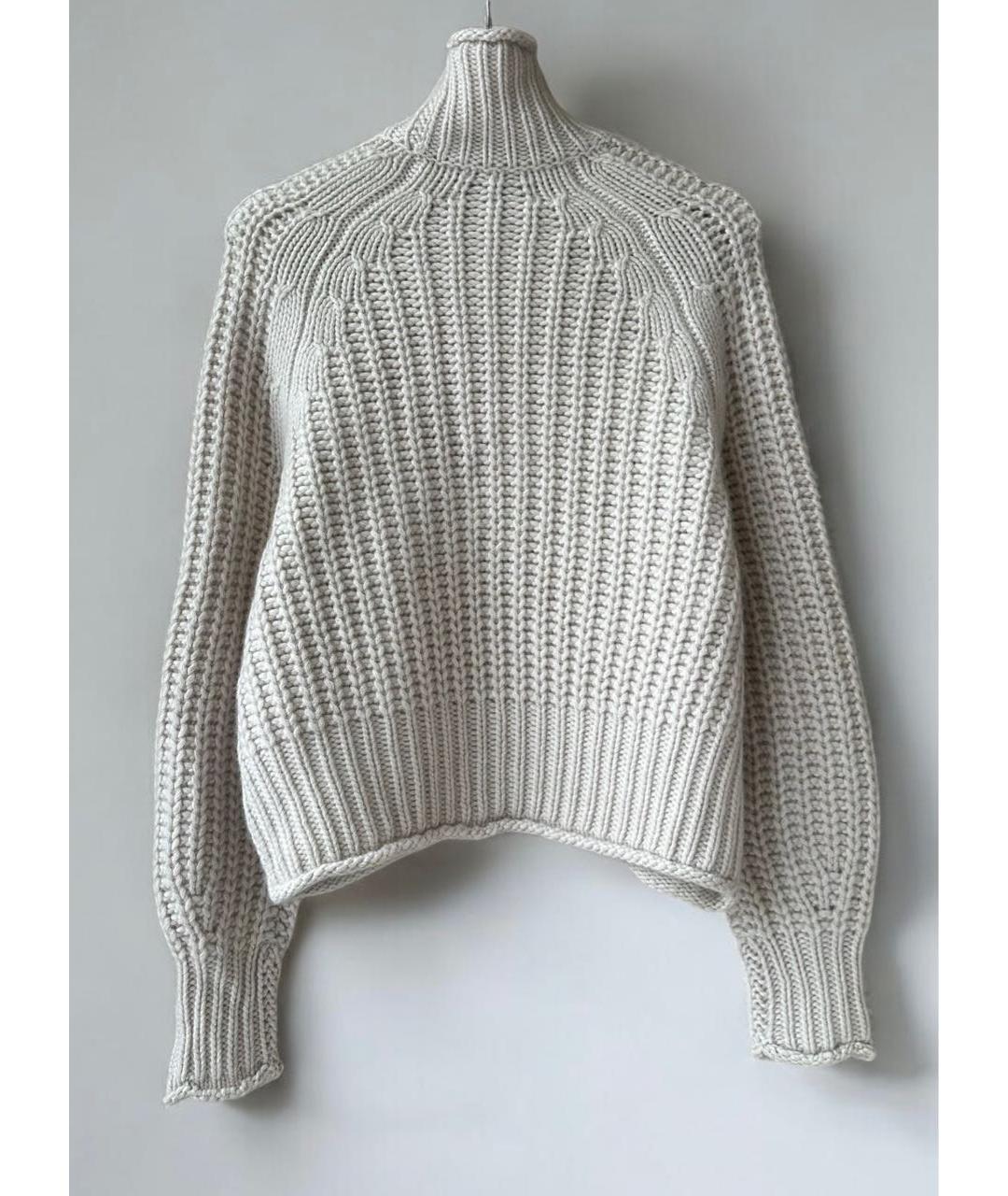 Arch4 Бежевый кашемировый джемпер / свитер, фото 4