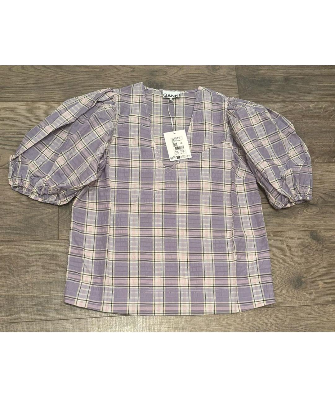 GANNI Мульти хлопковый костюм с брюками, фото 3