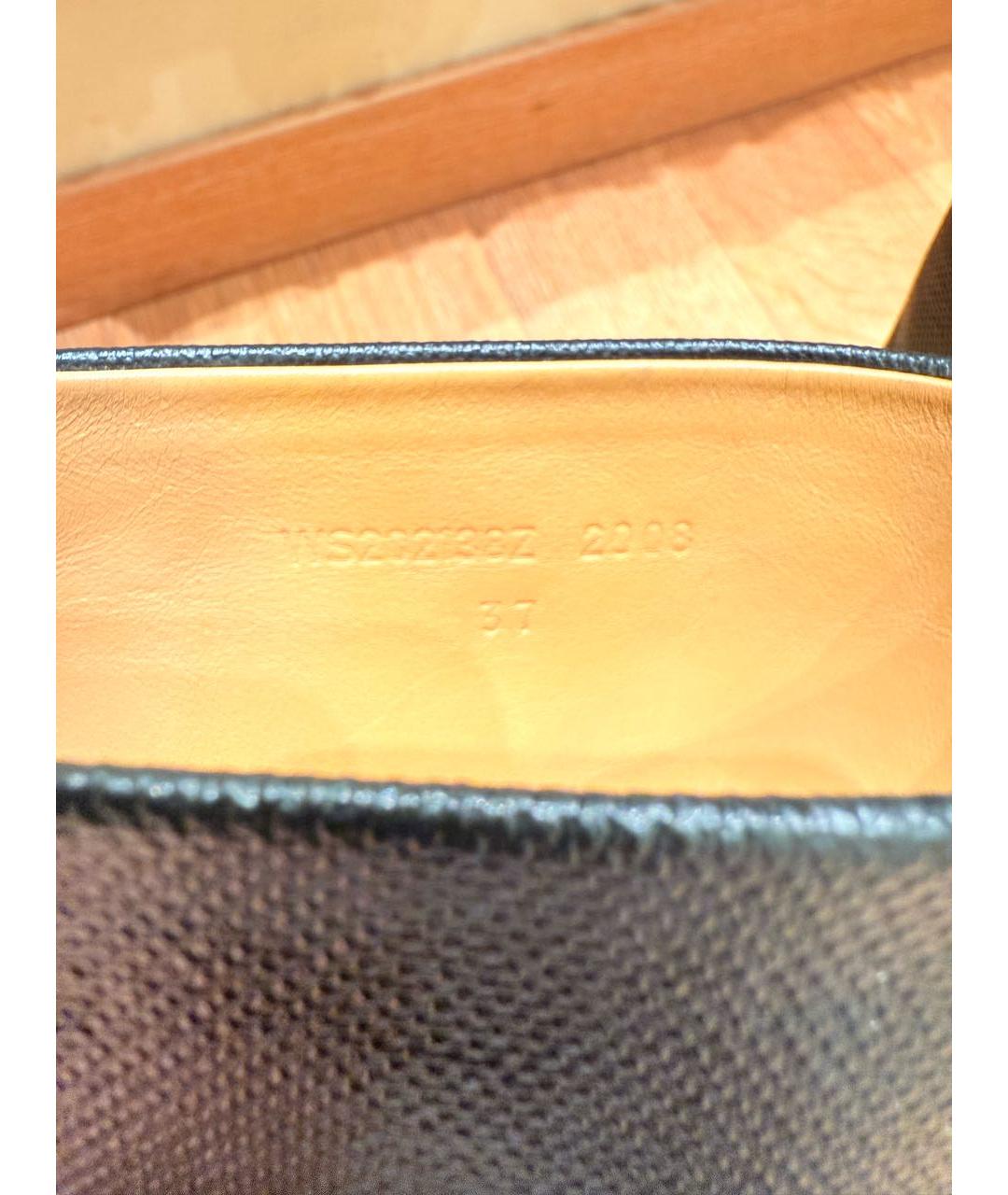 HERMES Черные кожаные сапоги, фото 7