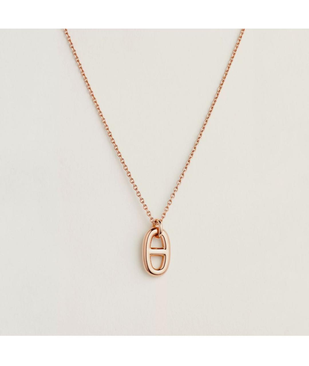 HERMES Золотая подвеска из розового золота, фото 4