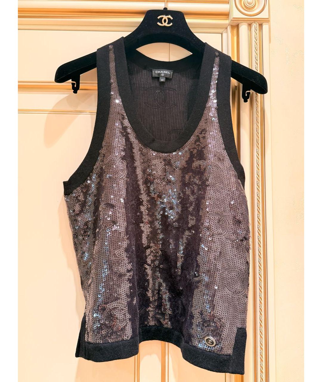 CHANEL Мульти хлопковая майка, фото 9