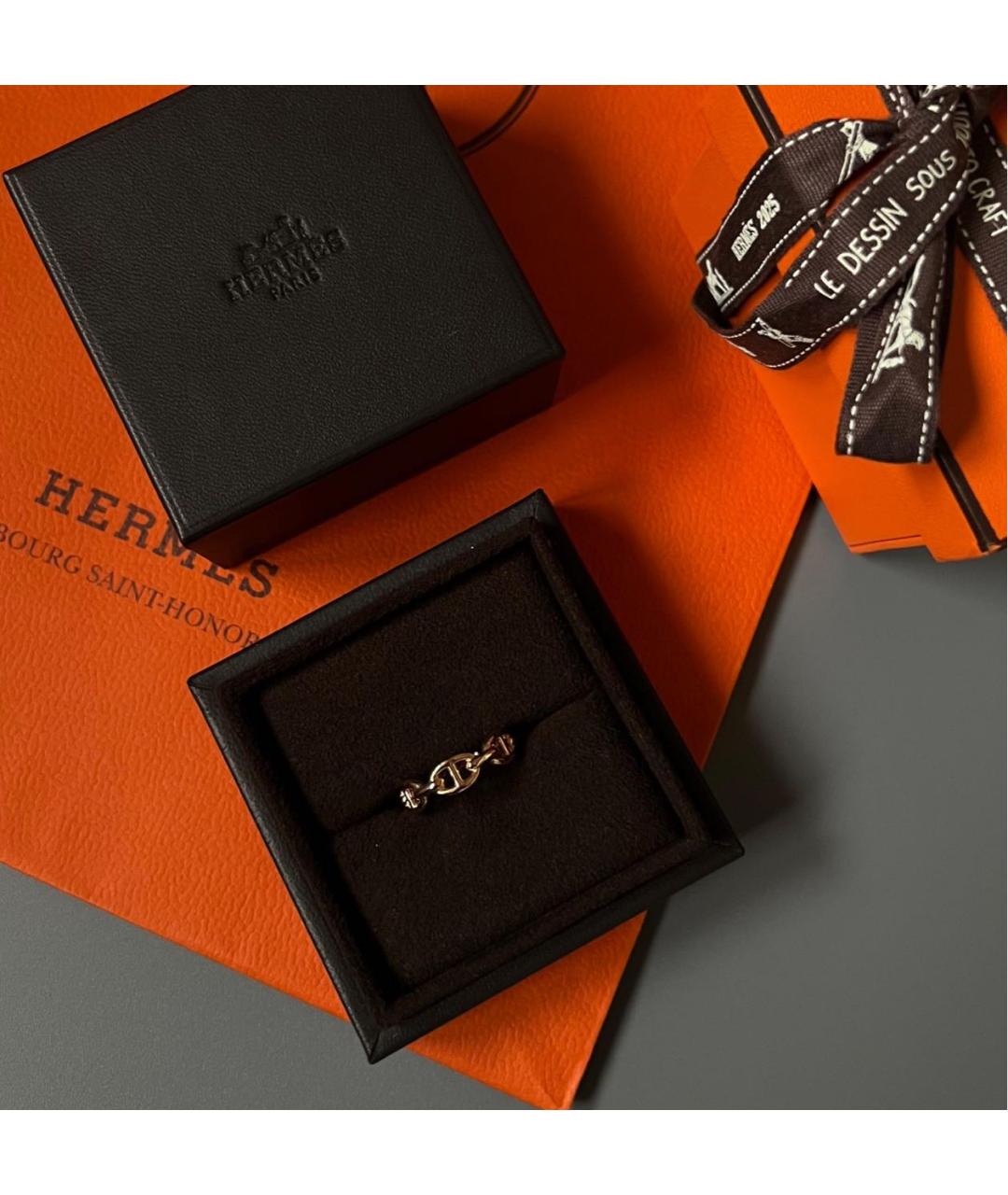 HERMES Золотое кольцо из розового золота, фото 3