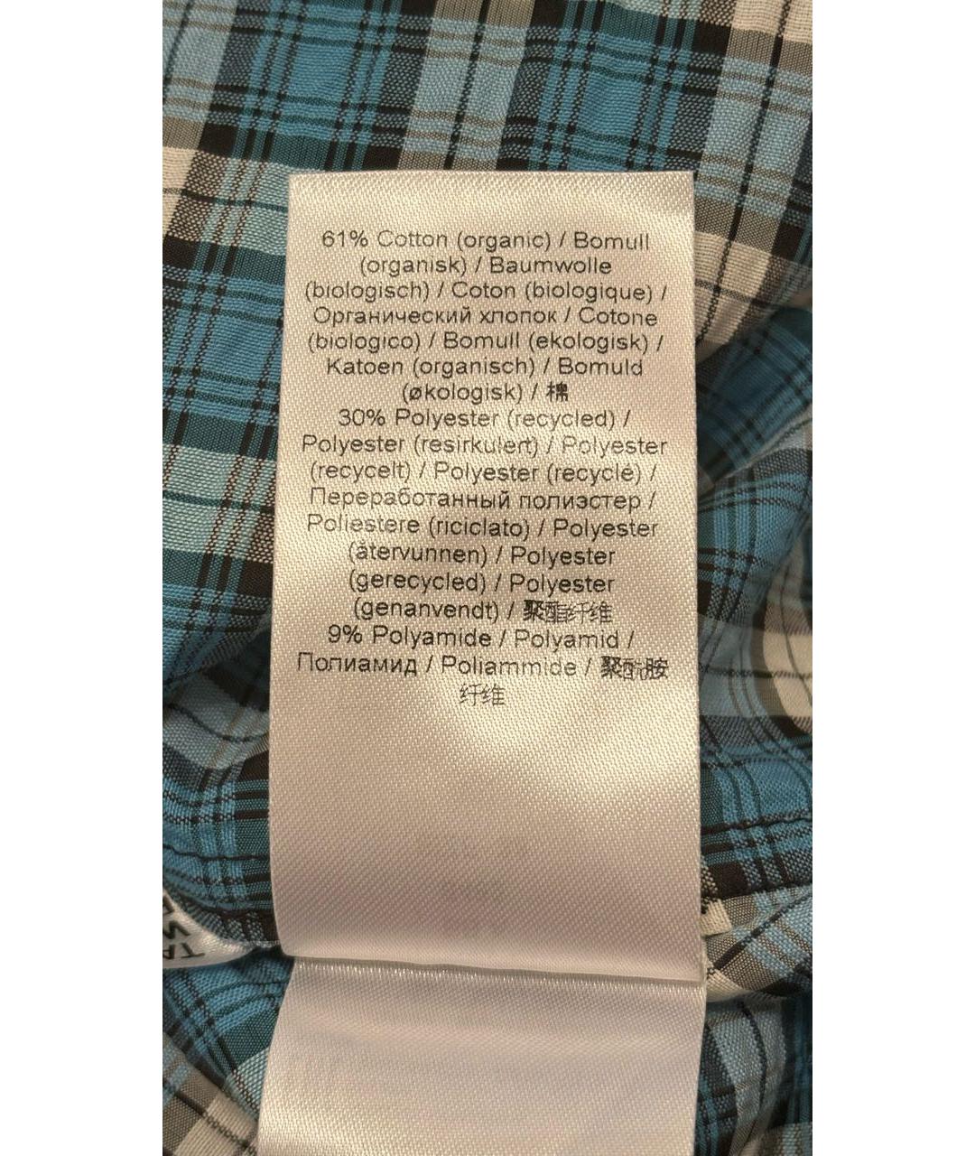 GANNI Голубая хлопковая блузы, фото 5