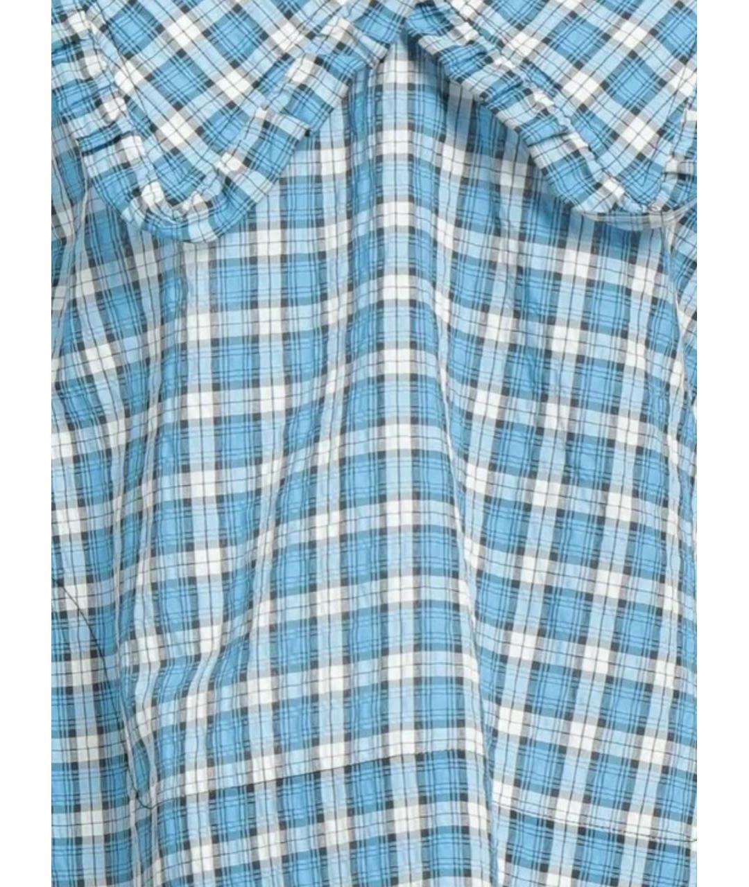 GANNI Голубая хлопковая блузы, фото 2