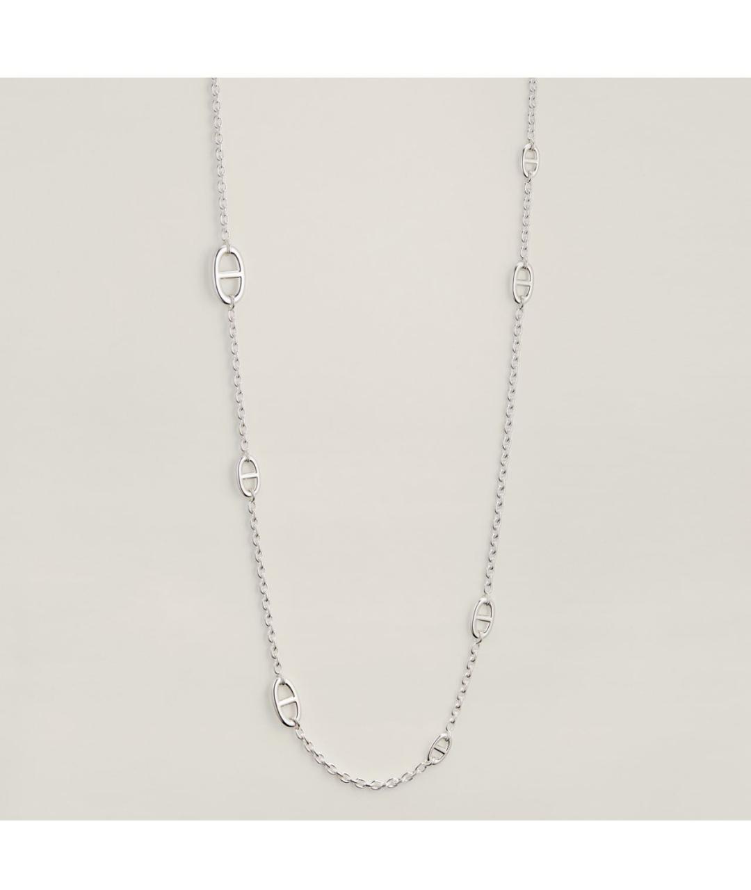 HERMES Серебряное серебряное колье, фото 6