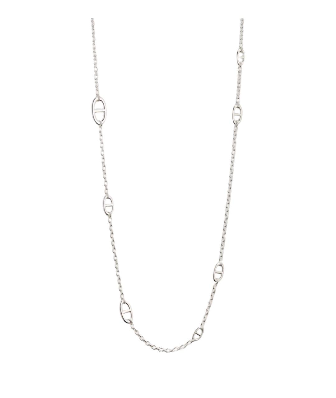 HERMES Серебряное серебряное колье, фото 1