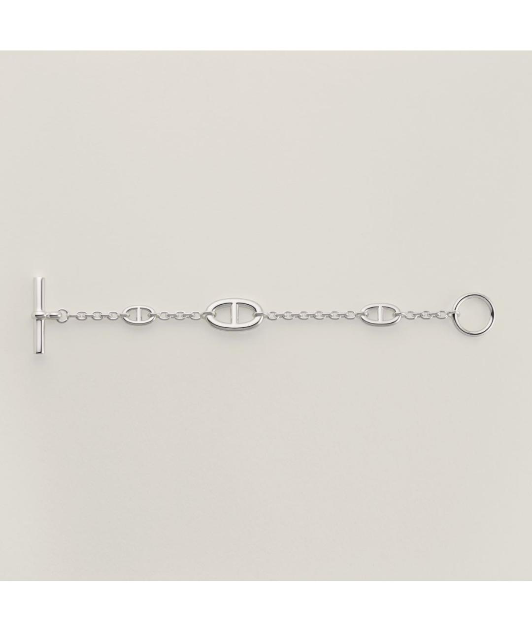 HERMES Серебрянный серебряный браслет, фото 2