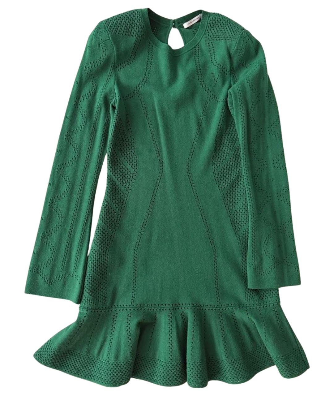 ULYANA SERGEENKO Зеленые вискозное повседневное платье, фото 1