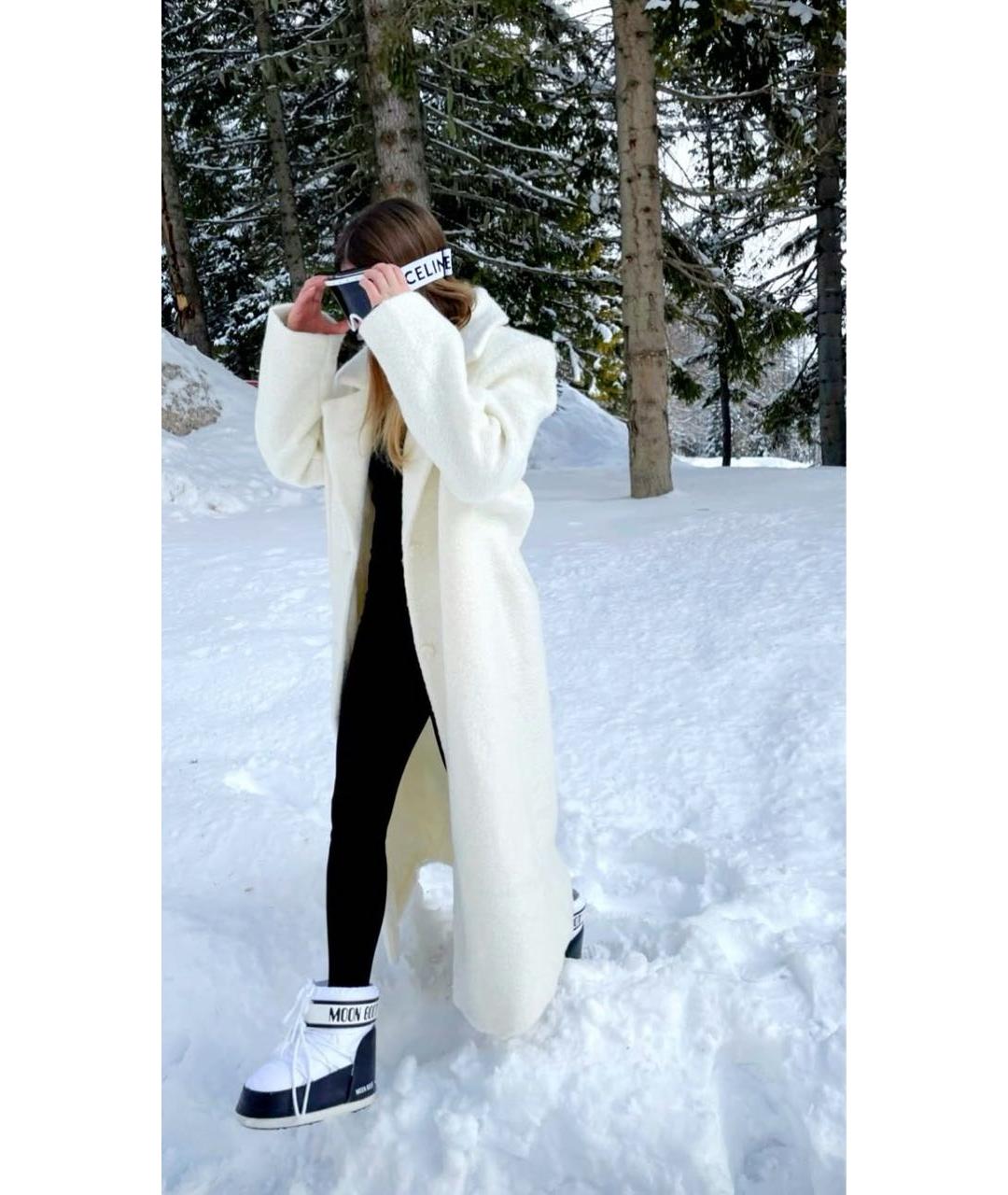 MOON BOOT Белые текстильные ботинки, фото 7