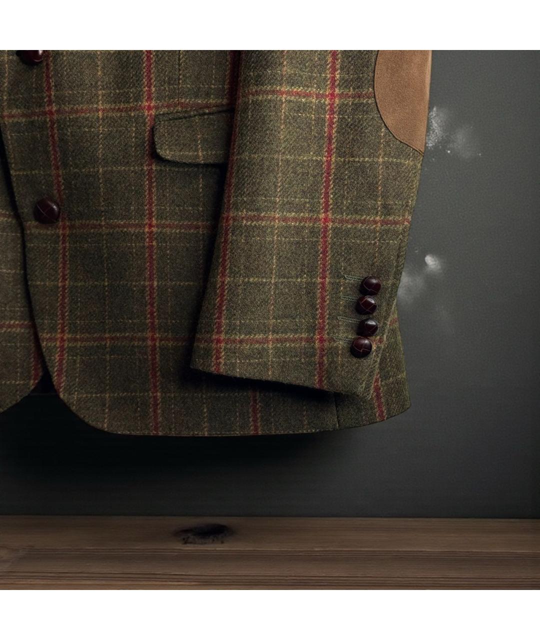 BARBOUR Коричневый шерстяной пиджак, фото 3