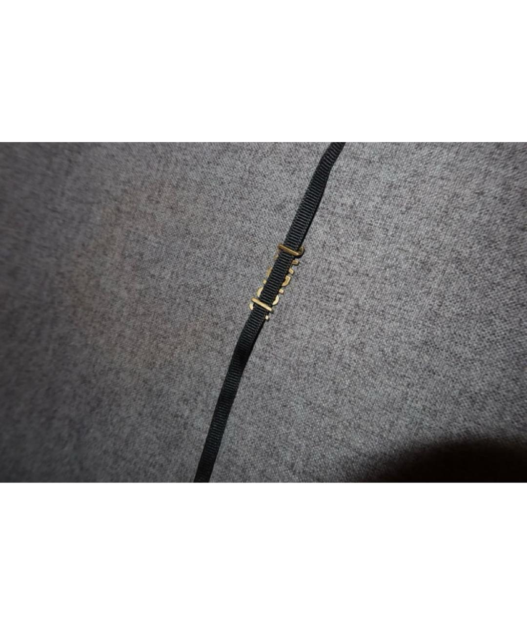 CHRISTIAN DIOR Черный металлический чокер, фото 4